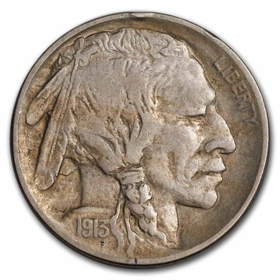 1913-D Type-I Buffalo Nickel XF 1913-D Type-I Buffalo Nickel XF